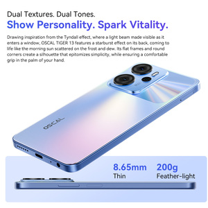 L Tiger 13สมาร์ทโฟน5000mAh Android 14 Face Unlock 8 + 256GB 18W ชาร์จเร็ว50MP กล้องหลัก blackview Mobile CDMA OCTA Core - Product Image 4