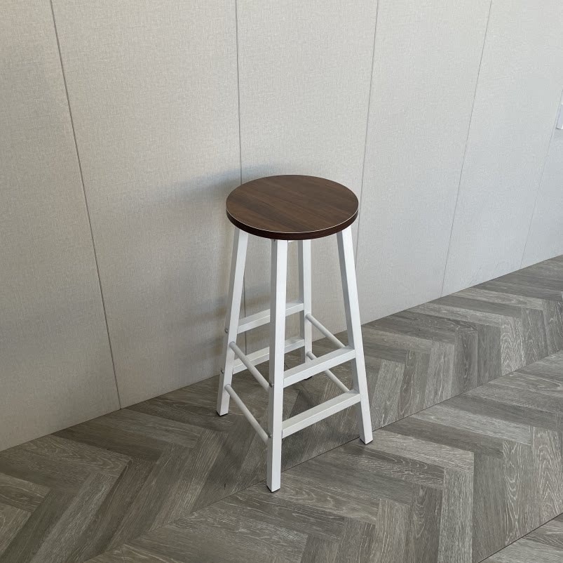 Walnut color + white