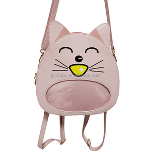 Hàng loạt sản xuất tùy chỉnh PU da hình Túi dây đeo chuỗi Lolita BAT Vai Messenger túi ví - Product Image 4
