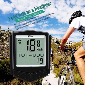 Nuevo anuncio Multifuncional ejercicio inalámbrico LCD velocímetro bicicleta ordenador - Product Image 5