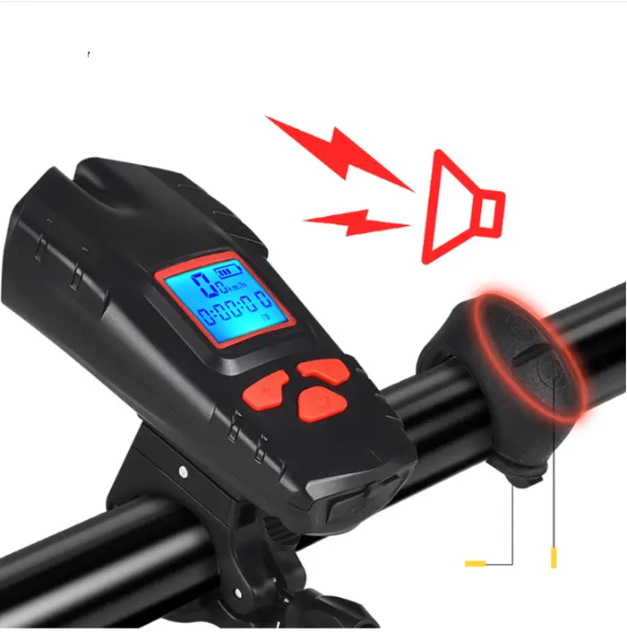 Impermeable luz de la bicicleta ordenador ciclo Metro luces USB recargable luz delantera de bicicleta linterna LED ciclismo faro