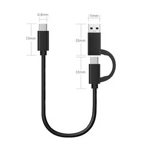 สายซิงค์ข้อมูลความเร็วสูง10Gbps 2 in 1สายชาร์จเร็ว USB a/c 3.1กับ USB Type C สำหรับโทรศัพท์แล็ปท็อปคอมพิวเตอร์ - Product Image 6