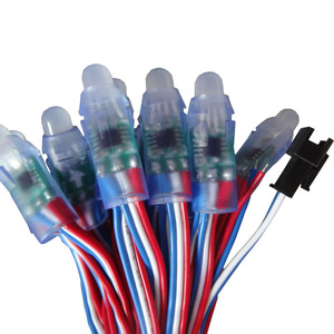 Colorful Waterproof Festival 5V Strip Lamp <strong>Programmable</strong> Diffused Digital Automatical WS2811 IC <strong>Led</strong> 12mm RGB Pixel Light <strong>String</strong> - Product Image 1