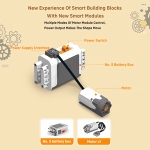 <strong>Robotics</strong> Kit Education Early <strong>Simple</strong> Static Machines <strong>Building</strong> Blocks Set STEM Educational Toys for Kids Learning - Product Image 3