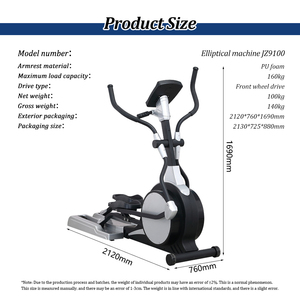 Nhà xung phòng tập thể dục thiết bị hình elip máy tập thể dục không khí Walker bước quay Aerobic máy tập thể dục Elliptical huấn luyện viên - Product Image 6