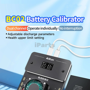 IParts Aixun BC02 pil kalibratör çift kanal iPhone 11 için 14 Pro Max destek pil şarj ve deşarj döngüsü testi - Product Image 2