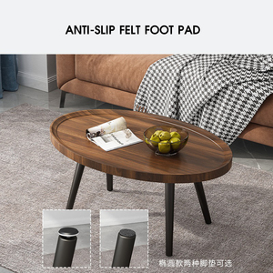 Contemporary Round Nesting Coffee <strong>Table</strong> Bent Black Gold Metal Side Glass Marble Stone Mdf Wood Nest of <strong>3</strong> <strong>Table</strong> <strong>Set</strong> Nesting <strong>Table</strong> - Product Image 4