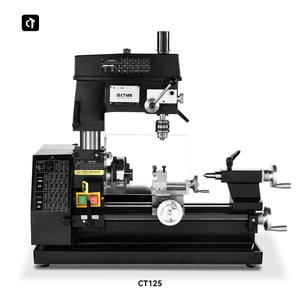 迷你铣钻车床CT125车床组合AT125爱好和DIY工厂销售价格 - Product Image 5