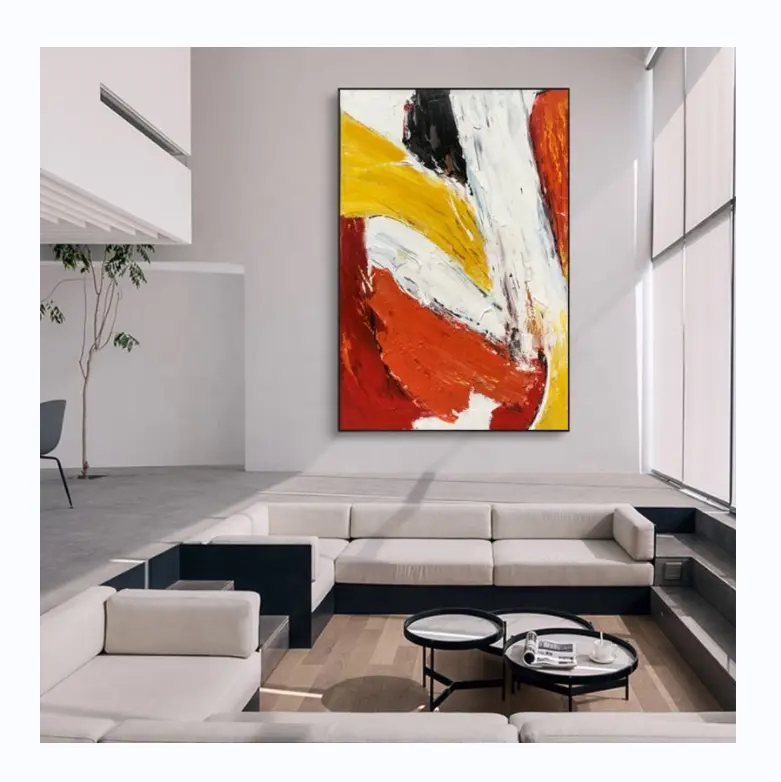 I migliori prodotti di tendenza astratti 50x70 wall art canvas painting pittura a olio fatta a mano dipinta a mano pura per la decorazione del soggiorno