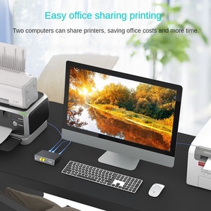 USB2.0プリンター共有2コンピューターホストプリンター2 in 1 out手動スイッチに接続します - Product Image 3