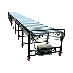 Customized Motorized Roller Conveyor with Wheels Roller Conveyor for <strong>Container</strong> <strong>Loading</strong> <strong>Unloading</strong> <strong>and</strong> Warehouse Transportation - Product Image 1