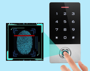 Parmak izi/akıllı kapı giriş RFID erişim kontrol sistemi parmak izi tanıma soyunma kilidi - Product Image 6