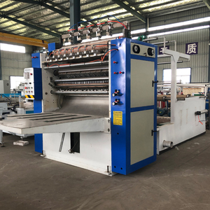 Good Quality 2 Lines Drawing <strong>V</strong> Fold Type <strong>Interfold</strong> Facial Tissue Paper Machine Price - Product Image 5