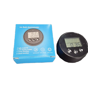 Batteria sostituibile acqua digitale galleggiante secchiello del ghiaccio vasca da bagno termometri per bagno di ghiaccio termometro timer funzione conto alla rovescia - Product Image 1