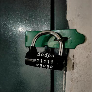 Candado de seguridad con combinación de código de 5 dígitos, candado con contraseña para puerta exterior - Product Image 6