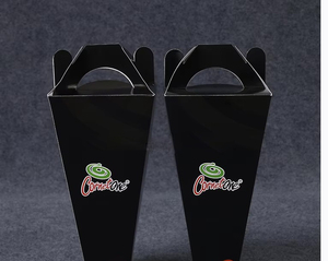 Customized Cone Pizza Packing <strong>Boxes</strong> 1 2 <strong>4</strong> Cone Pizza rolling cone jar Paper Packaging Box Take <strong>Away</strong> Food Package - Product Image 6
