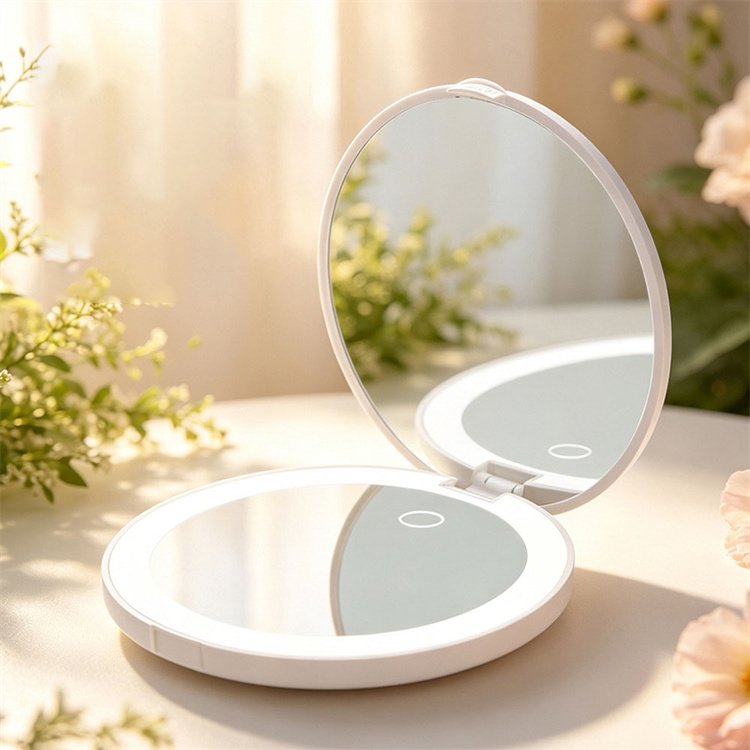 Lumière unique de forme ronde blanche