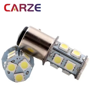 1156 BA15S P21W 13SMD <strong>LED</strong> Interior White Light Turn Signal Bulbs 1141 12V Fog Indicator <strong>Lamp</strong> BAU15S BAY15D Bulb - Product Image 1