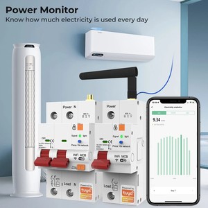Disyuntor de control remoto inteligente TYSH Tuya WiFi para uso industrial 1P 2P 3P 4P
