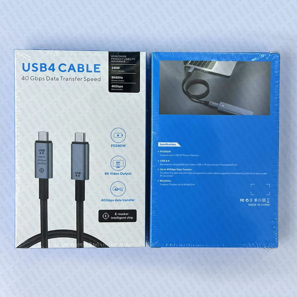 7 USB4 240W 8K 40GB (2 mètres)
