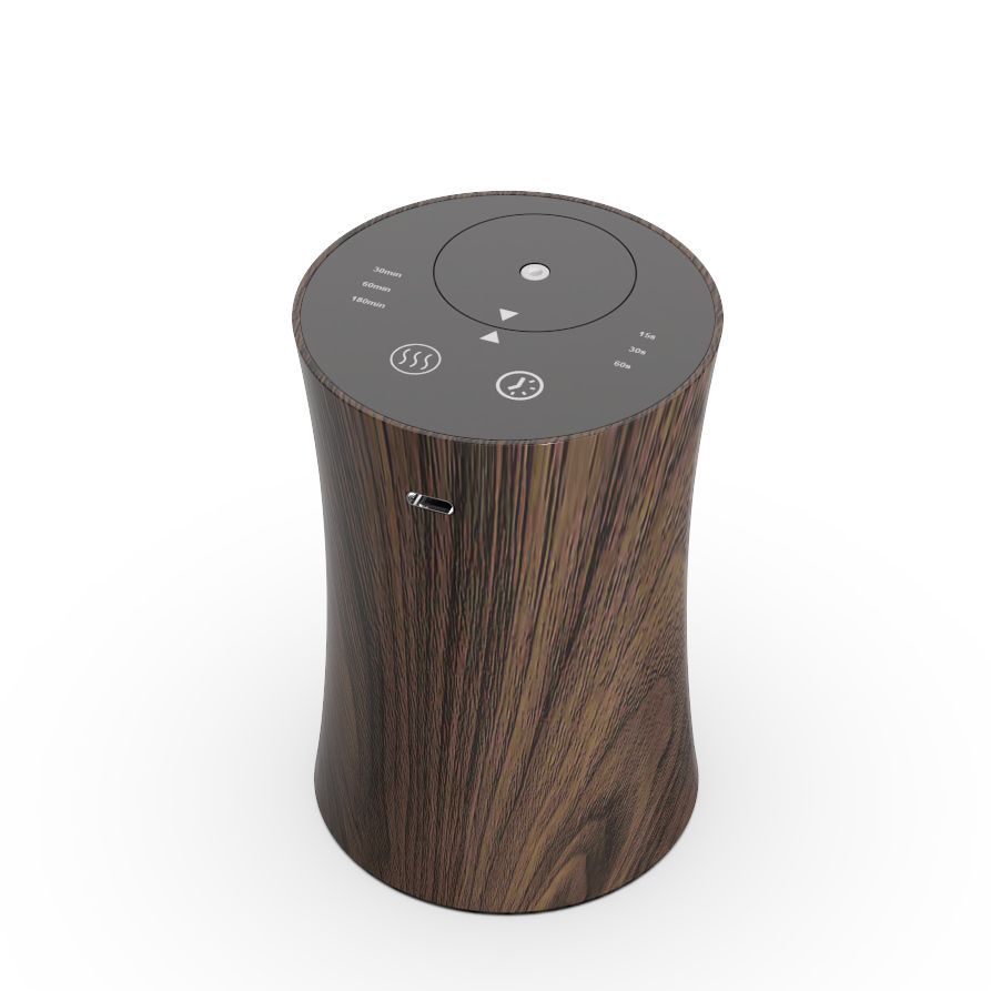 Light wood grain empty bottle 2