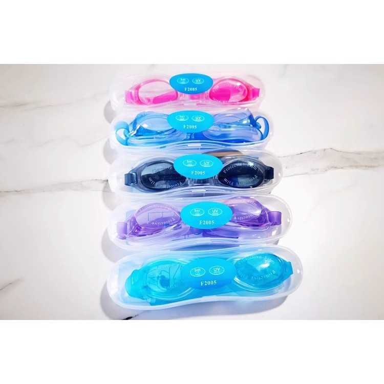 Lunettes de natation (combinaison multicolore)