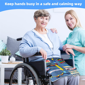 Fidget Avental para Demência Idosa Cobertor Sensorial para Pacientes com Demência Fidget Cobertor para Adultos com Demência - Product Image 6