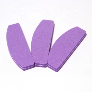 บัฟเฟอร์ขนาดเล็กสำหรับเล็บ100/180กรวดสองด้านสีม่วงตะไบเล็บ180/240บัฟเฟอร์บล็อกขนาดเล็ก - Product Image 5