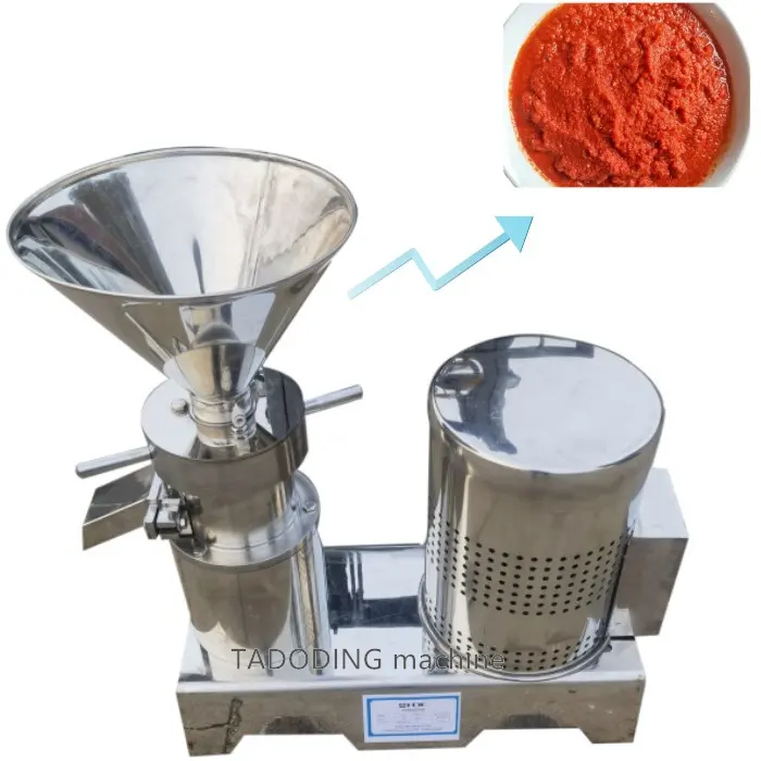 High performance popular shea butter raw bulk processing machinery bone grinder and colloid mill sanitary peanut butter process