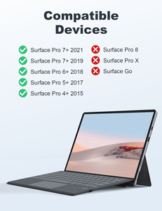 用于Surface pro 6/5/4/3的触控板内置键盘表面键盘 - Product Image 5