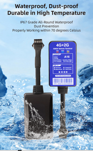 车载全球定位系统ST901a防水4G，带2g后备防干扰器全球定位系统跟踪器，带外部电源切断报警定位系统