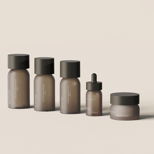 2025 New 35/50/80/120ML Cosmetic Bottles and Jars Skincare <strong>Containers</strong> <strong>Square</strong> Luxury Cosmetics Plastic Cosmetic Lotion Bottle Set