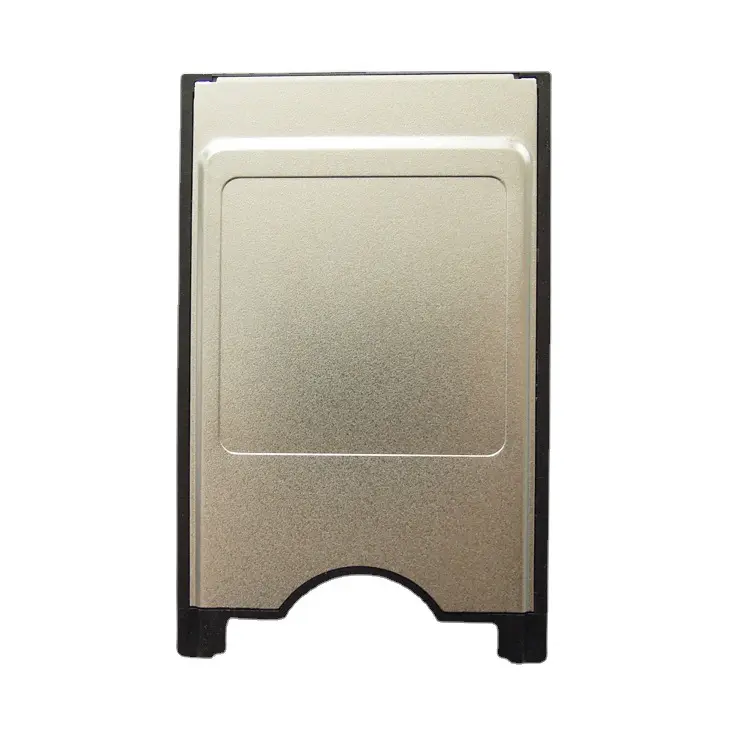 Adaptador de cartão de memória, pcmcia de alta qualidade para cartão sd, suporte para laptop, pcmcia, usb 2.0, conversor de cartão, 2 portas