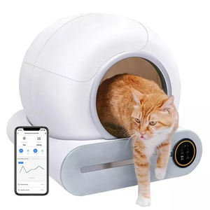 Sıcak satış otomatik akıllı kedi tuvalet Tuya APP kendini temizleme akıllı Pet Robot kedi kediler için kum kabı - Product Image 1