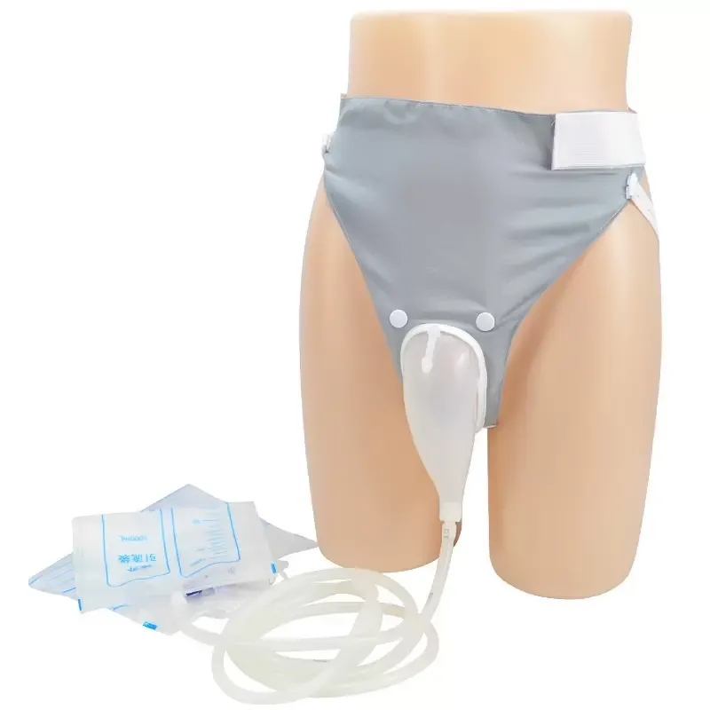 Bolsa de drenaje de orina de silicona de 2000ML y 1000ML, bolsa colectora de orina para colostomía e incontinencia para hombres y mujeres mayores