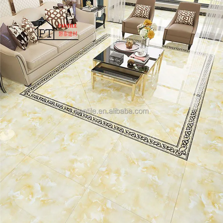 Azulejo de cerâmica para decoração de paredes de porcelana de carpete de boa venda, cor 600X600 bege claro