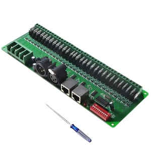 DMX512 декодер DC12-24V высокой мощности 3CH RGB 4CH RGBW 8CH 24CH 30-канальный светодиодный контроллер освещения DMX декодер - Product Image 2
