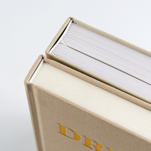 Tùy chỉnh chất lượng cao sang trọng A5 Linen bìa cứng cuộc họp kinh doanh Tạp Chí máy tính xách tay với Vàng cạnh dịch vụ in ấn - Product Image 6