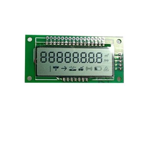 Piccola fabbrica Mini Custom Oem Tn Stn Htn Va Fstn riflettente 2 3 4 8 cifre pannello di vetro 7 segmento Display Lcd per contatore dell'acqua - Product Image 2