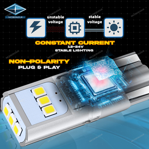 BJ <strong>LED</strong> T10 2016 09smd Constant Current Bright <strong>Led</strong> Bulb 10-16v High Performance Decoding Wide Light - Product Image 6