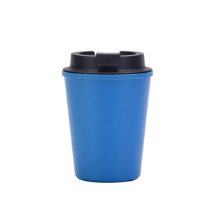 高品質カスタムロゴミニポータブルコーヒーカップ350ml 12オンスダブルレイヤー断熱カーカップドリンク用