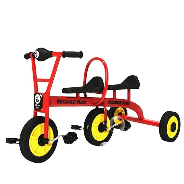 유치원 유치원 Trike 어린이 게임 장비 페달 자전거 두 라이더 아이