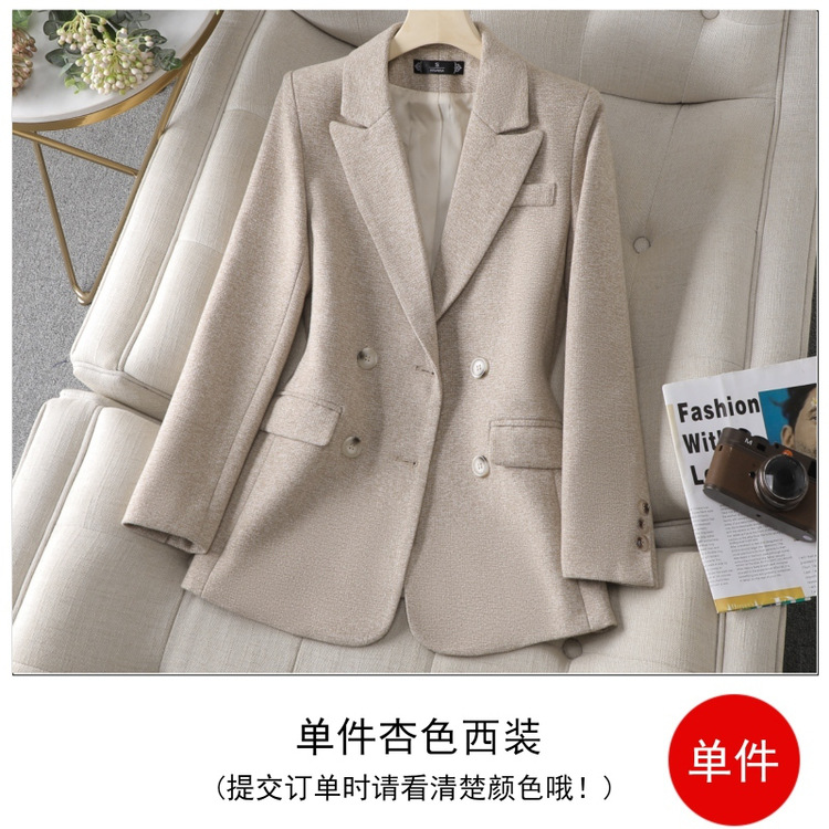 apricot suit