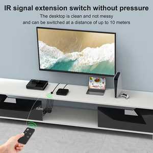UHD HDR 8K 60Hz 4K 120Hz 3D 4 Port <strong>HDMI</strong> Switch 8K 2.1 <strong>HDMI</strong> 4x1 <strong>HDMI</strong> Switch Switcher 4 in 1 Out <strong>Adapter</strong> With Remote Control - Product Image 4