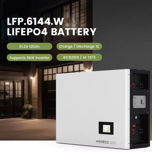 Встроенная батарея LFP.6144.W LiFePO4 с 51,2 В 120 А · ч стабильная и безопасная для бытовых помещений - Product Image 5
