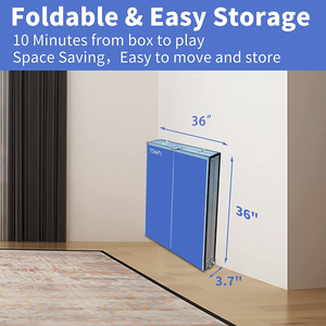 Iunnds Mini pingpong bảng có thể gập lại trong nhà bóng bàn đặt bảng trò chơi sân vườn - Product Image 6