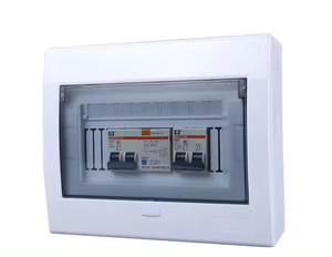 壁に取り付けられた2way 4way 8way 12way 16wayプラスチック3相屋内電気ボックススイッチ配電ボックス - Product Image 1