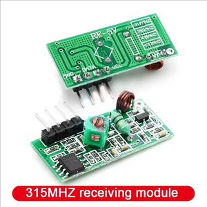Kit de módulo receptor y transmisor inalámbrico RF de 433Mhz 315MHZ DC 5V para Arduinos/ARM/MCU WL Diy 315MHZ/433MHZ módulo inalámbrico