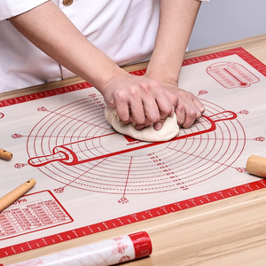 Cấp thực phẩm Silicone Pastry mat với không trượt trở lại & Đo lường đánh dấu-lý tưởng cho nướng, Bột nhào & cán - Product Image 1