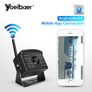 Cámara de respaldo WiFi para vehículos, videocámara inalámbrica para autobús/furgoneta/caravana/remolque/camión/autocaravana, funciona con dispositivos Ios/Android, aplicación WIFI - Product Image 4